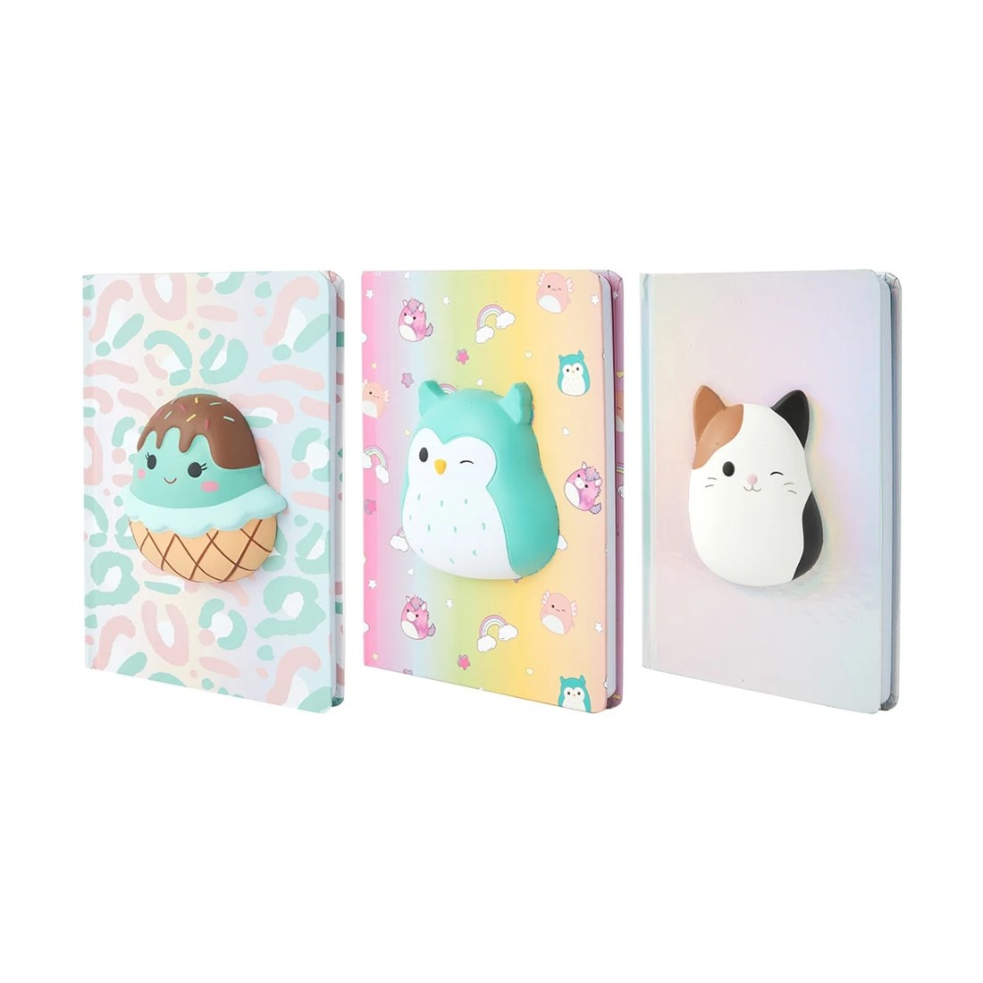 3 Original Squishmallows Squishy Journal - Assorted, 3 of 6