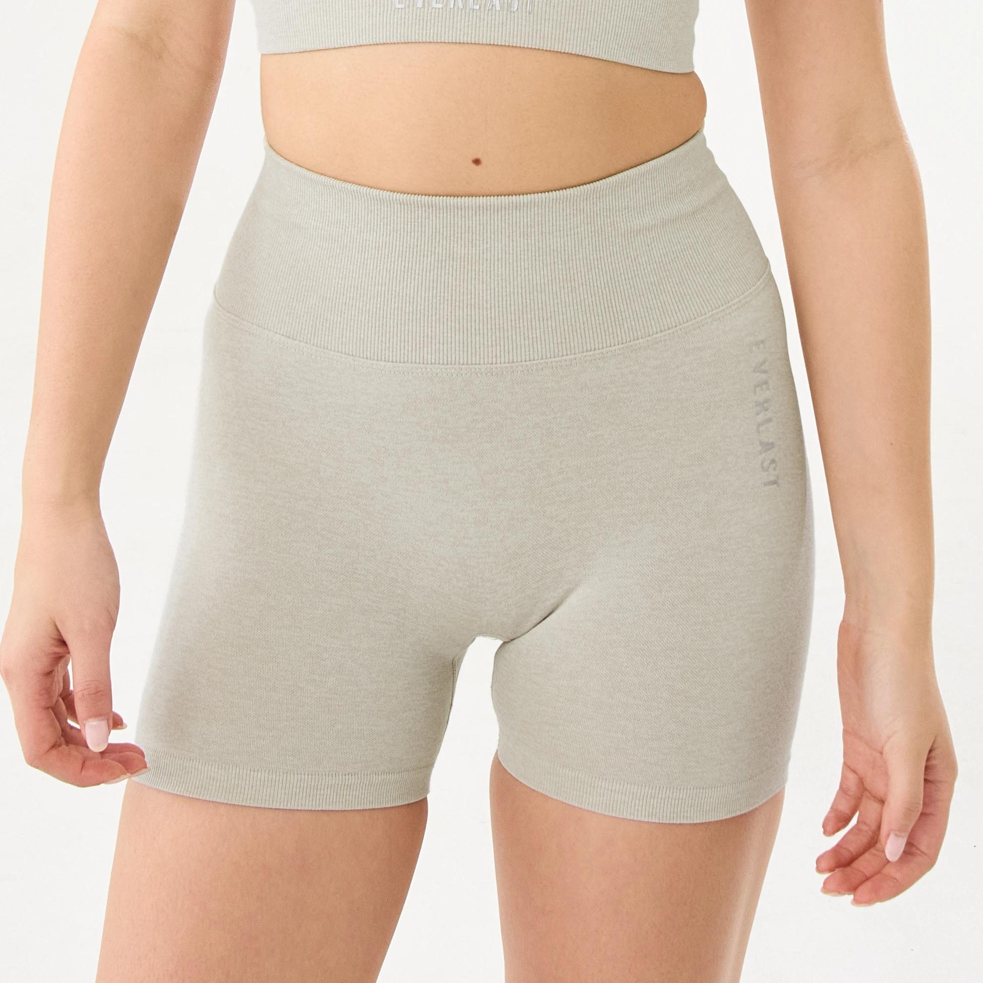 5 Everlast Womens Contour Seamfree Bike Shorts EVERLAST SIMPLE LOGO OAT MARLE, 5 of 7
