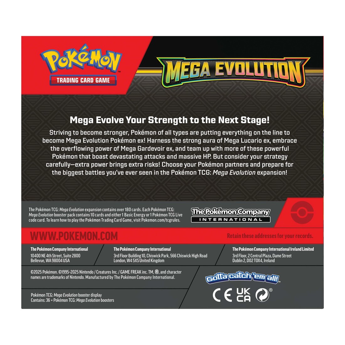 3 Pokemon Trading Card Game: Mega Evolution Pack - Assorted, 3 of 8