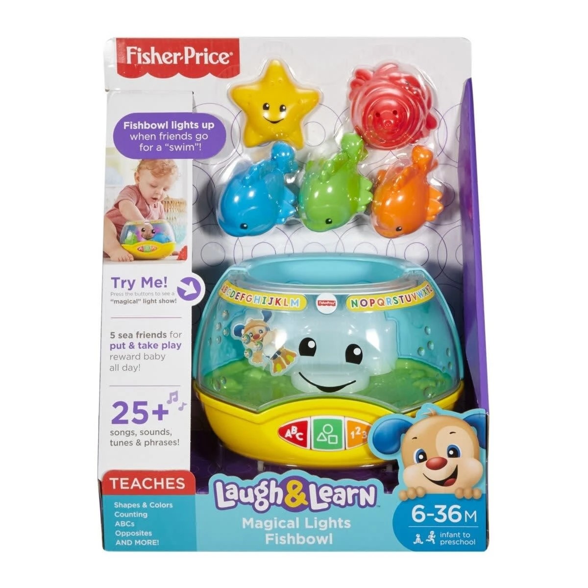 1 Fisher-Price Laugh and Learn Magical Lights Fishbowl, 1 of 7