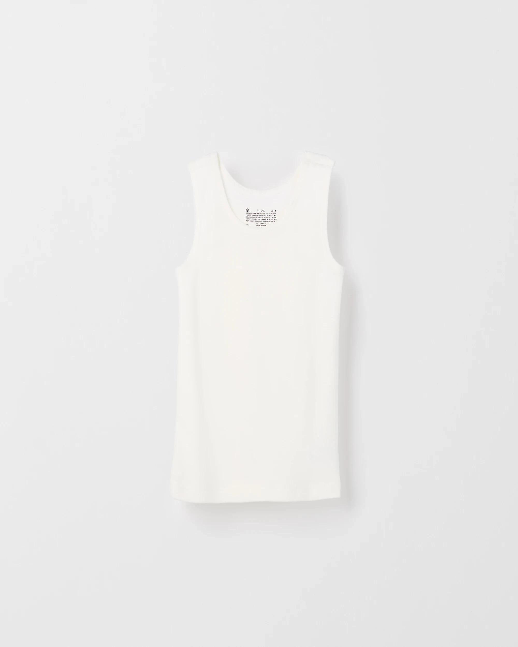 2 Target Australian Cotton 3 Pack Younger Boys Vest INDIGO/LUNAR ROCK/CREAM, 2 of 4