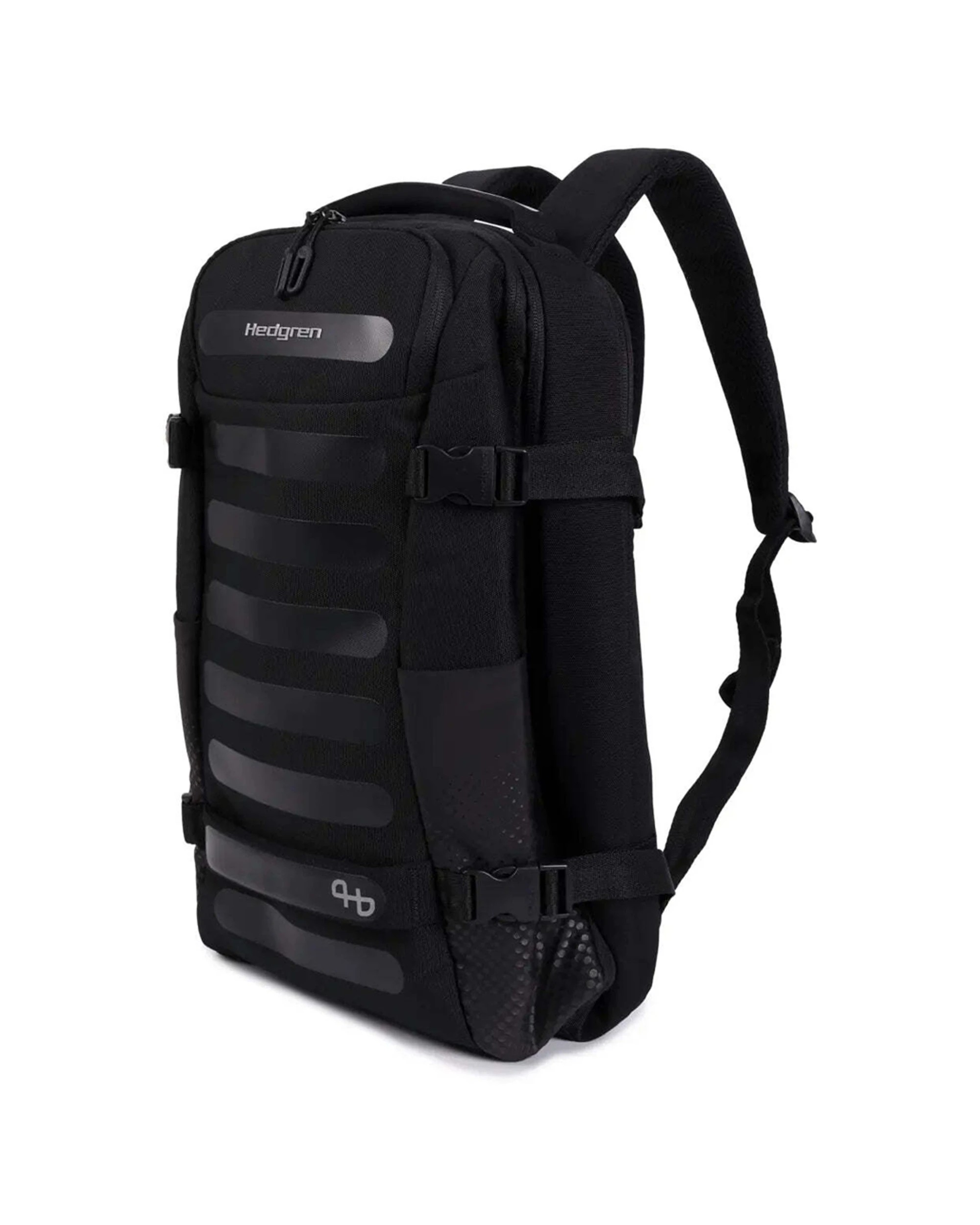 1 Hedgren TRIP M Expandable 15.6in Laptop Travel Backpack With RFID Raincover - Black, 1 of 7