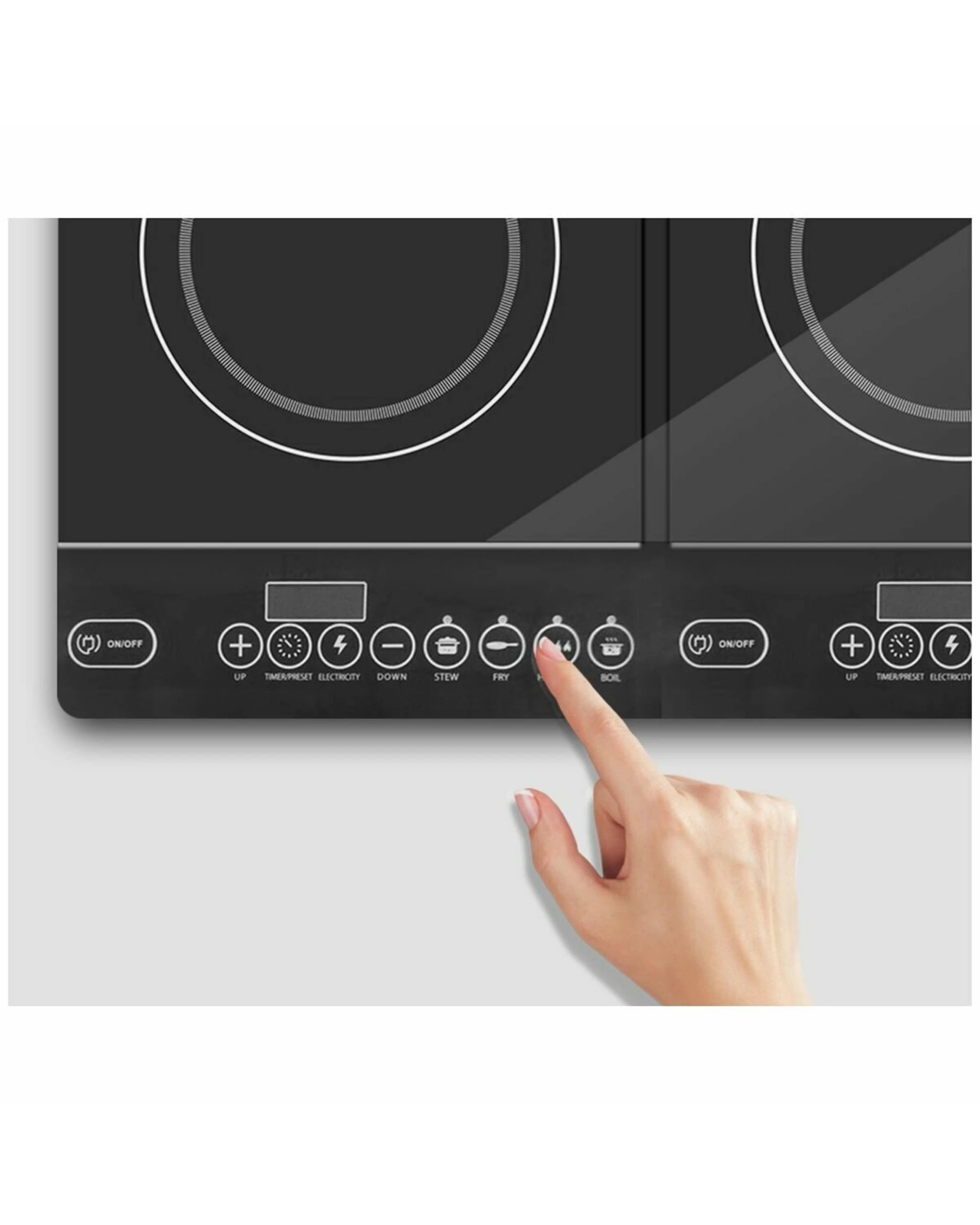 3 SOGA Portable Twin Induction Cooktop, 3 of 5