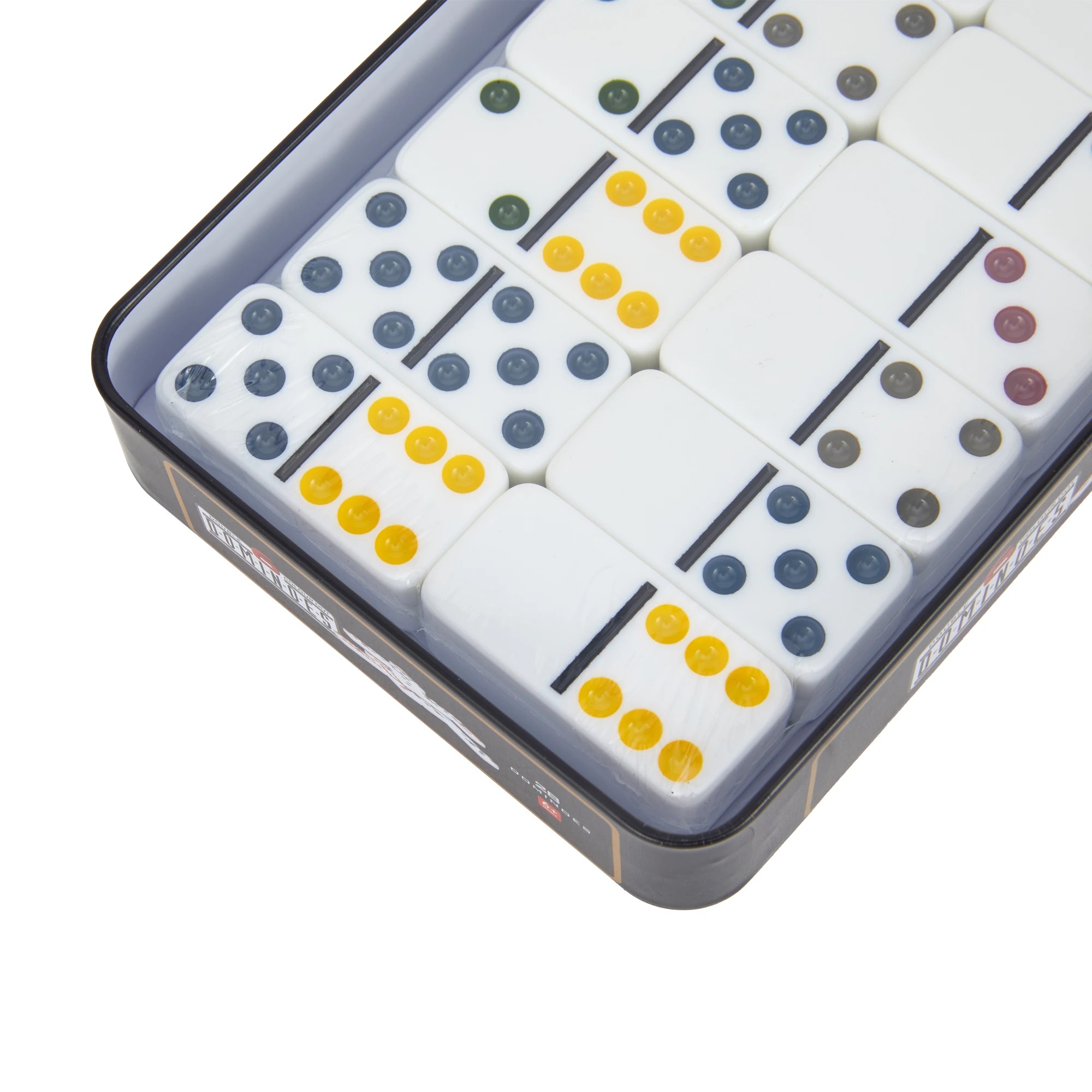 3 28 Piece Double 6 Colour Dot Dominoes Game, 3 of 6