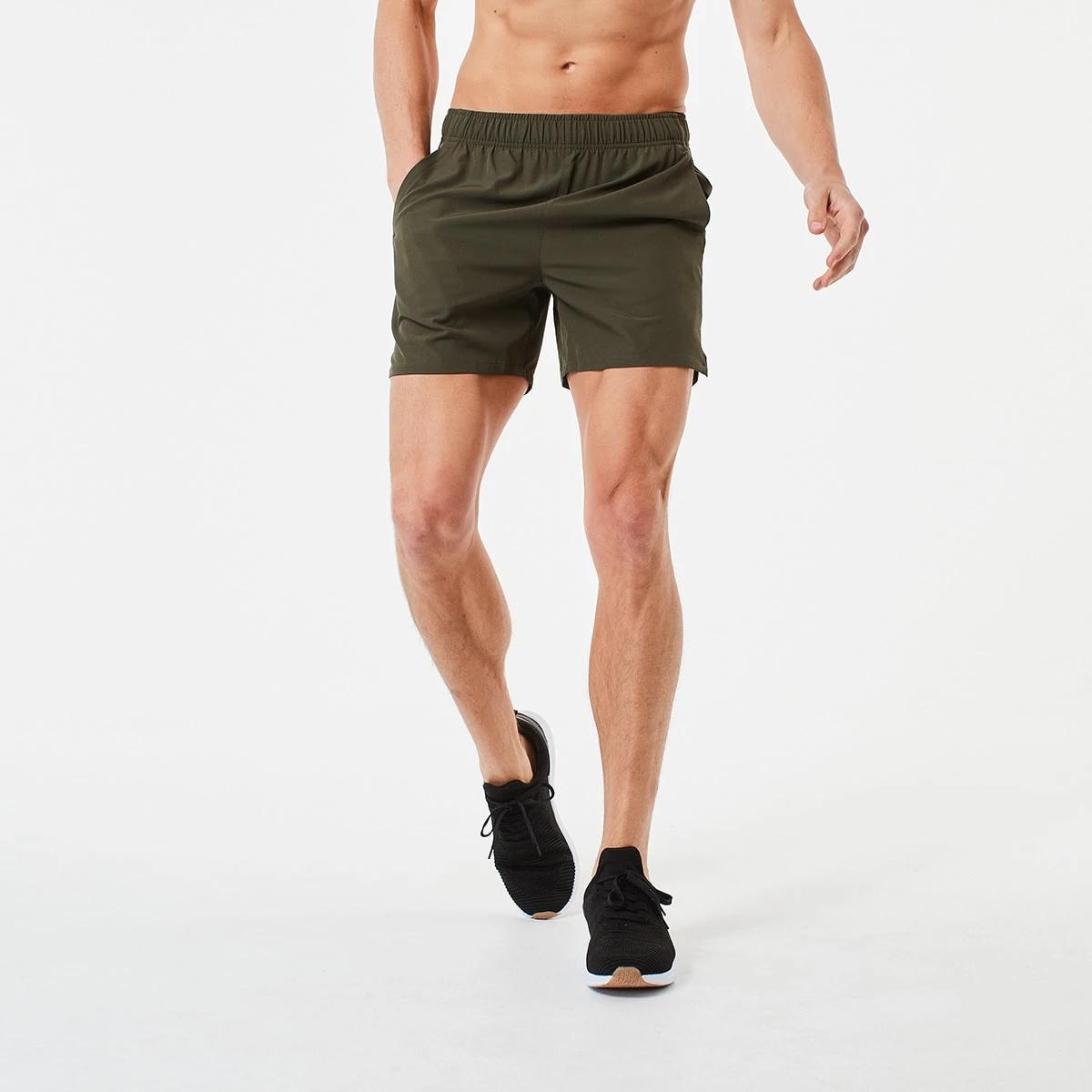 7 Active Mens Woven Stretch Shorts Khaki, 7 of 8