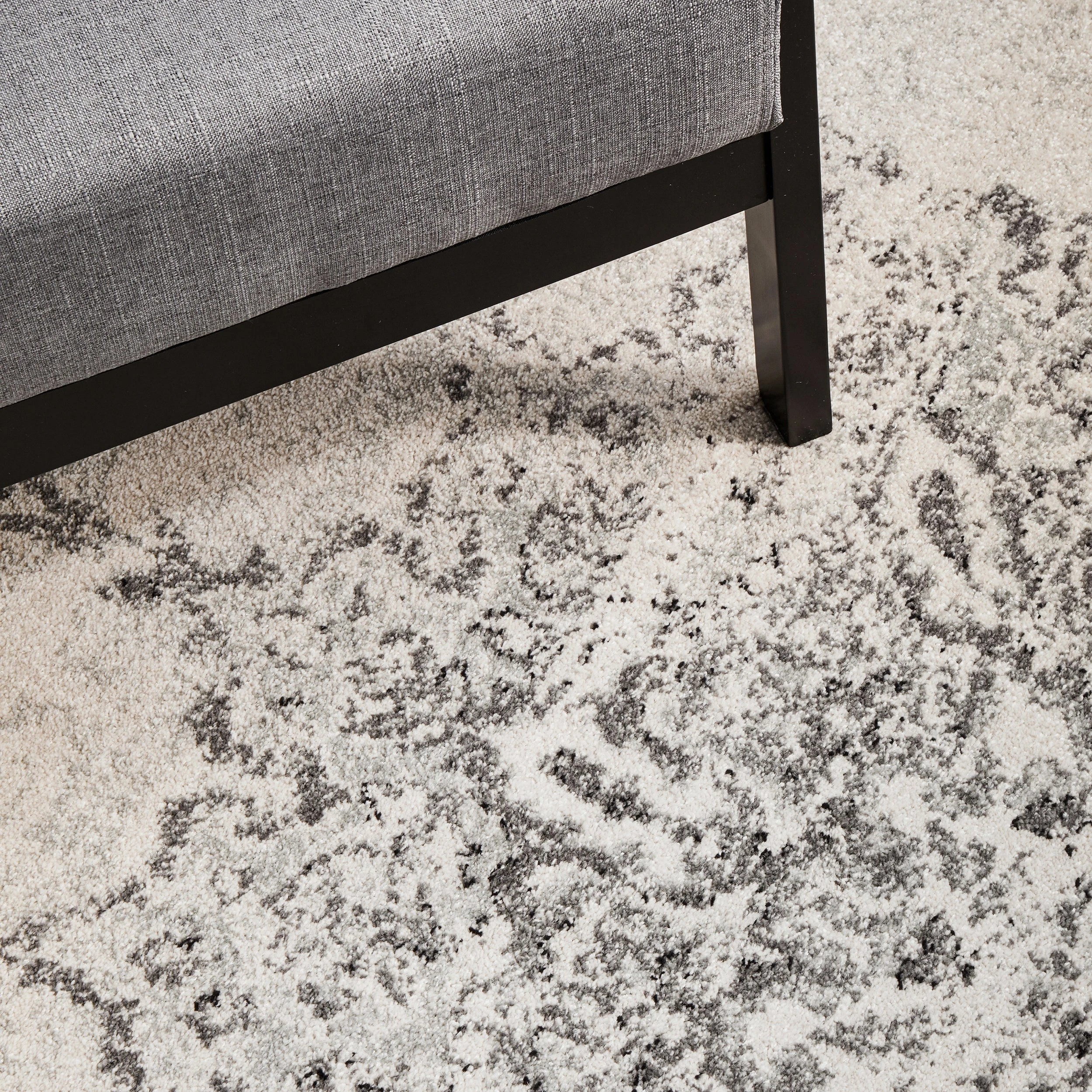 8 Common Ground Rugs Lustre Rita 290x200cm - Large Floor Rug - Silver, 8 of 9
