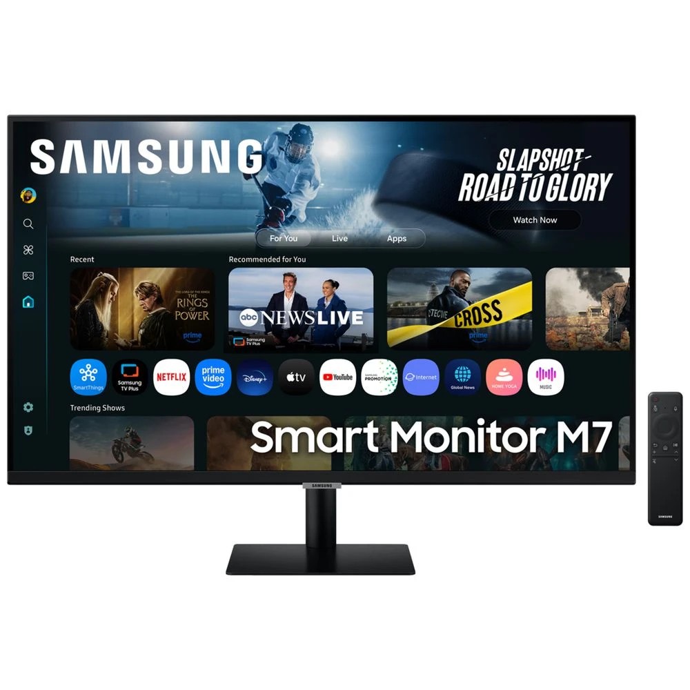 1 Samsung M7 32" 4K UHD USB-C 65W PD Smart Monitor M70F, 1 of 9