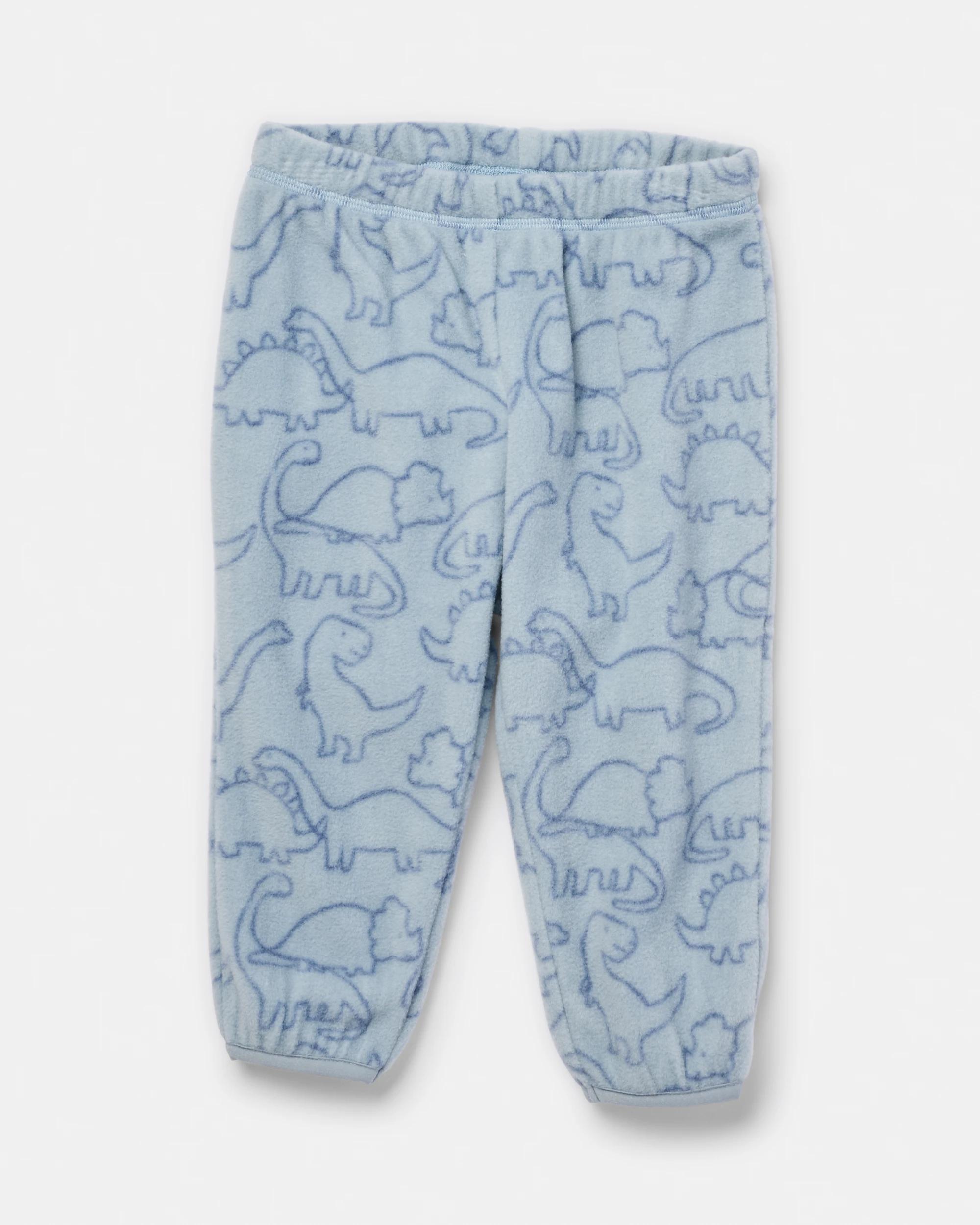 3 Polar Fleece Set Blu Dino, 3 of 6