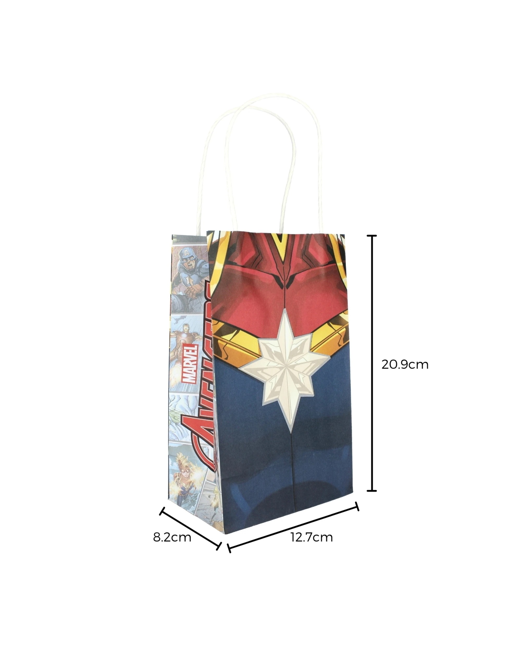 2 Marvel Marvel Avengers Powers Unite Paper Gift Bags Pack of 8, 2 of 2