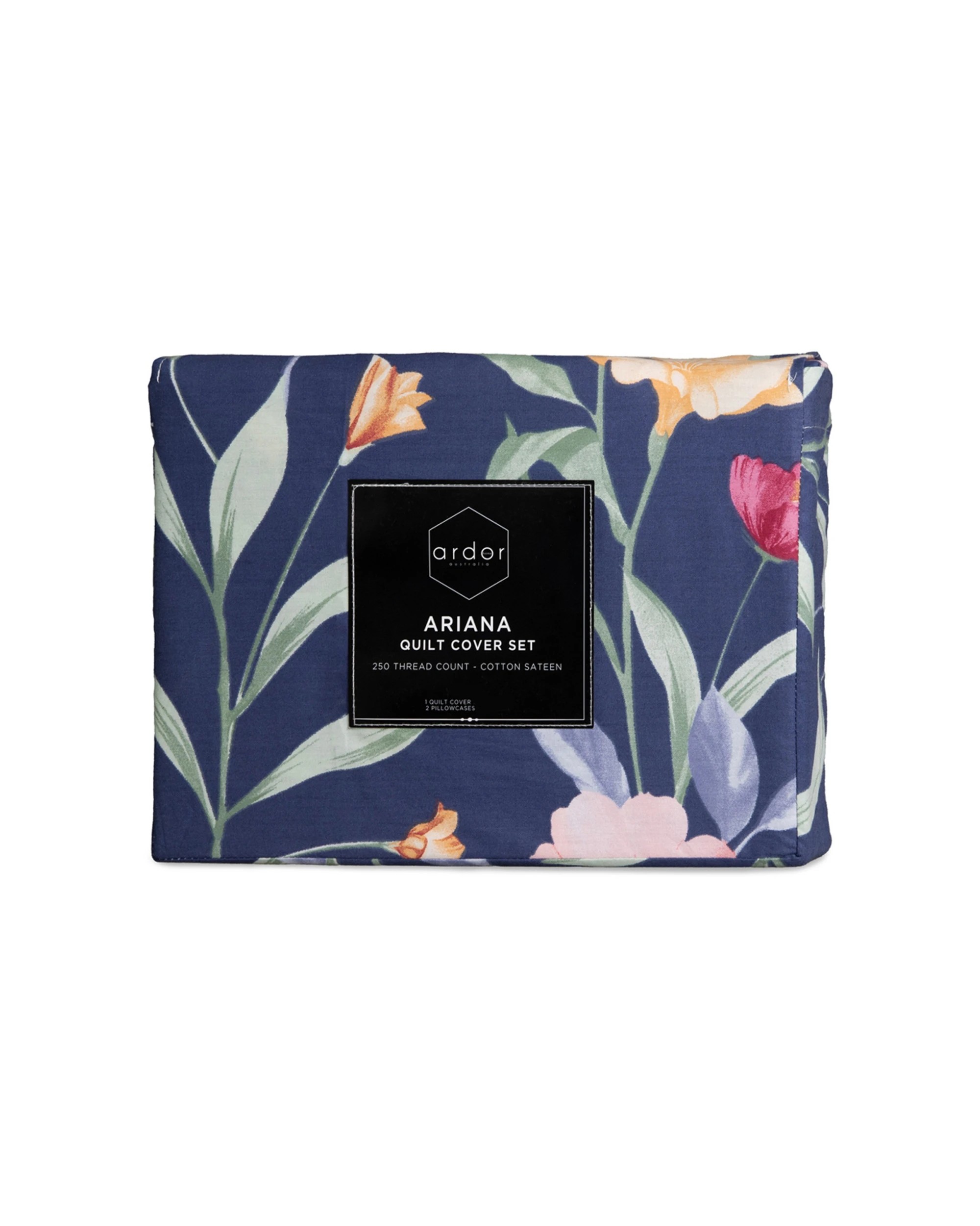 3 ARDOR Queen Size Ariana Cotton Quilt Cover Bedding Set Pillowcases Included
 - Queen Bed, 3 of 3