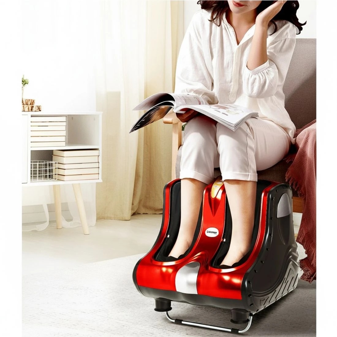 5 Livemor Foot Massager Massagers Shiatsu Electric Roller Ankle Calf Leg Kneading - Multi, 5 of 7