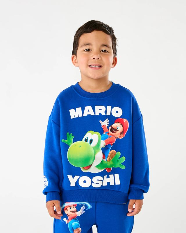 Super Mario License Oversized Crew Neck Sweats
