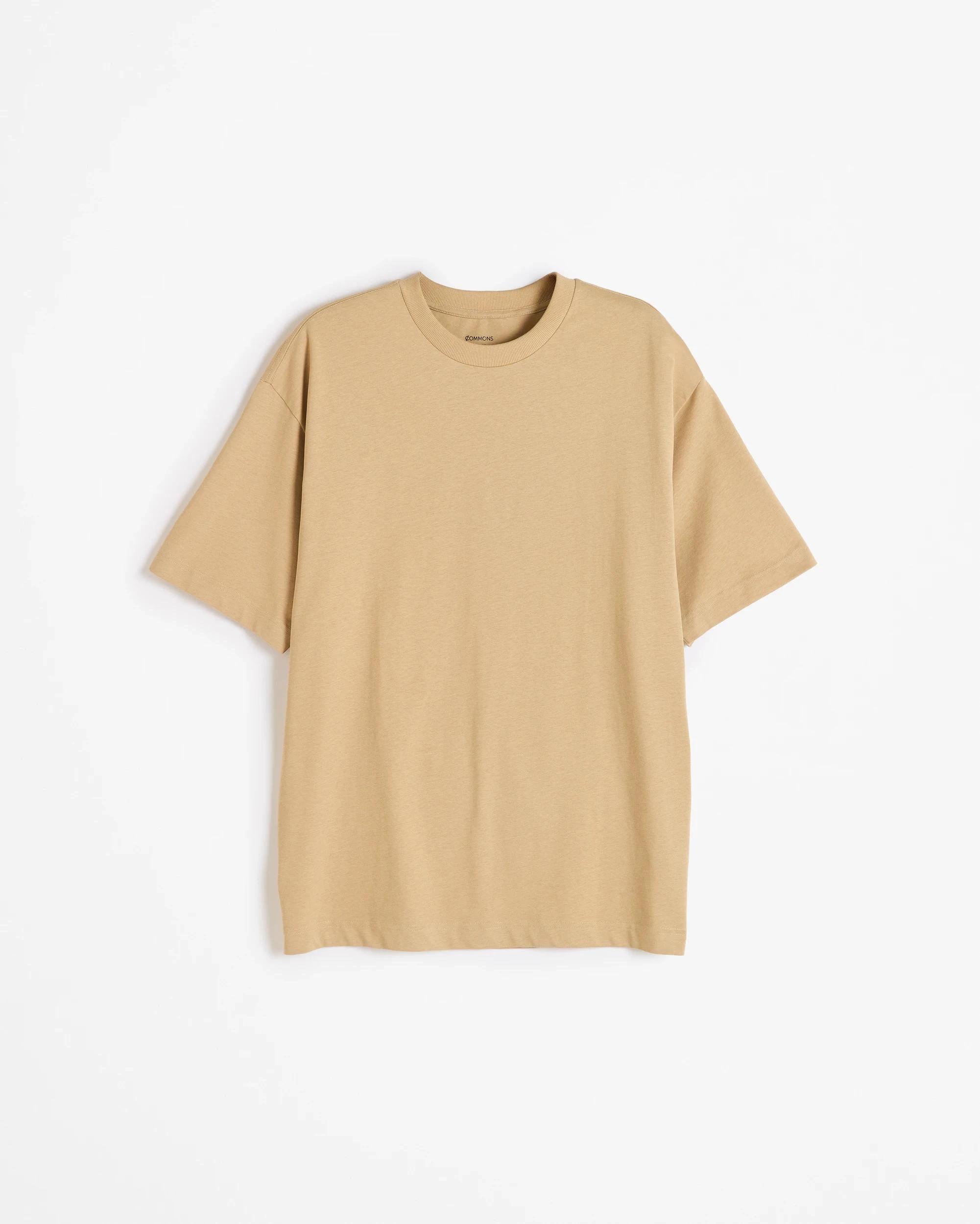 8 Commons Australian Cotton Oversized Heavy Core T-Shirt STONE, 8 of 9