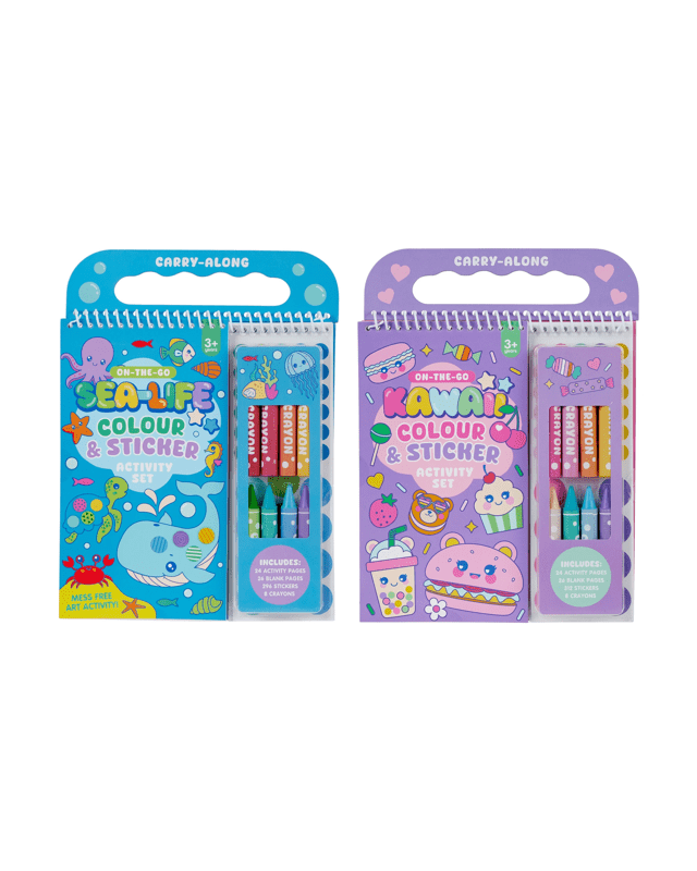 On-The-Go Colour and Sticker Activity Set - Asso