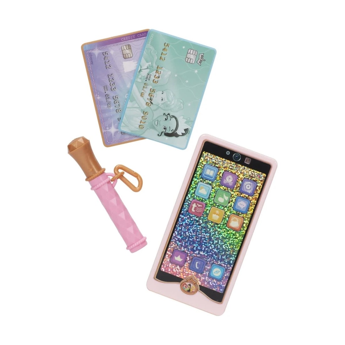 5 Disney Princess Style Collection Play Phone and Stylish Clutch, 5 of 7