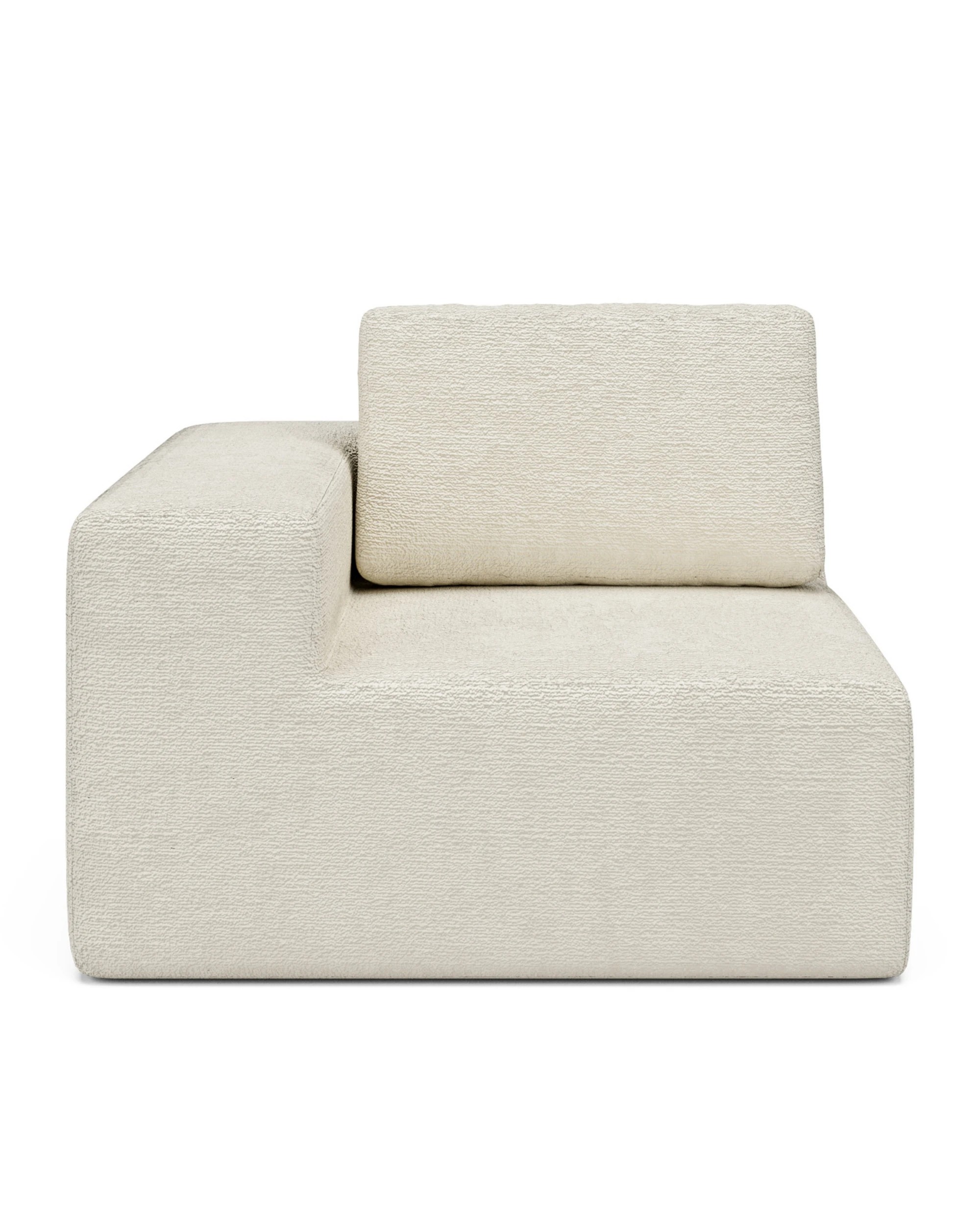 3 Ufurniture 3 Seater Cloud Sofa Boneless Sectional Floor Couch with Deep Seat - Beige, 3 of 5