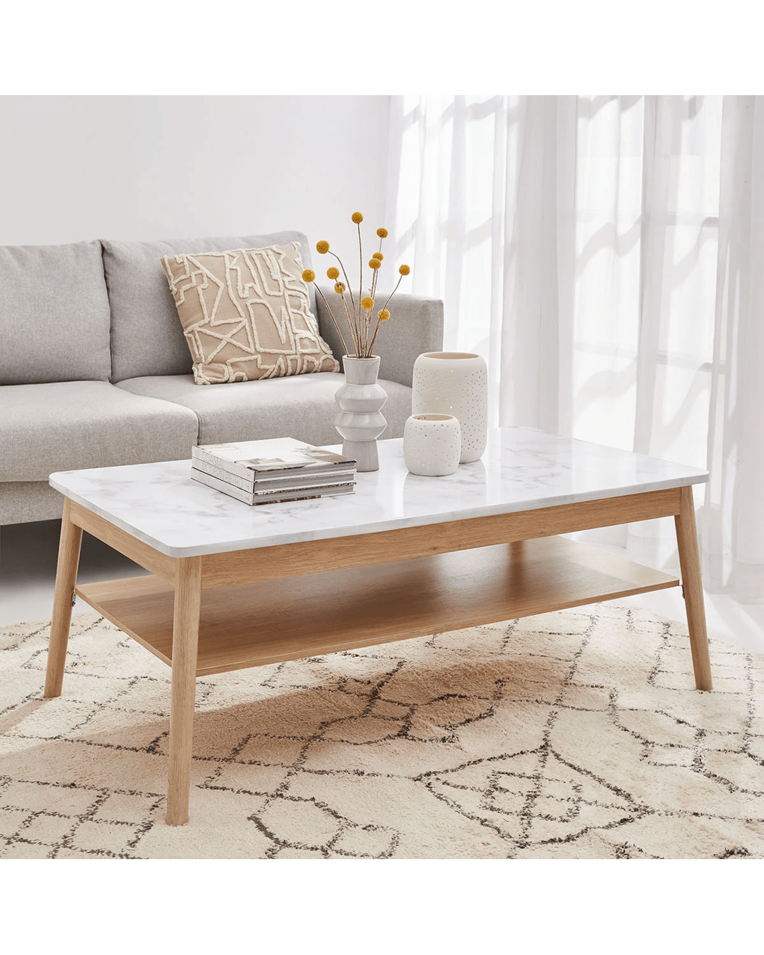 1 Self Adhesive Film - White Marble Look, 1 of 7