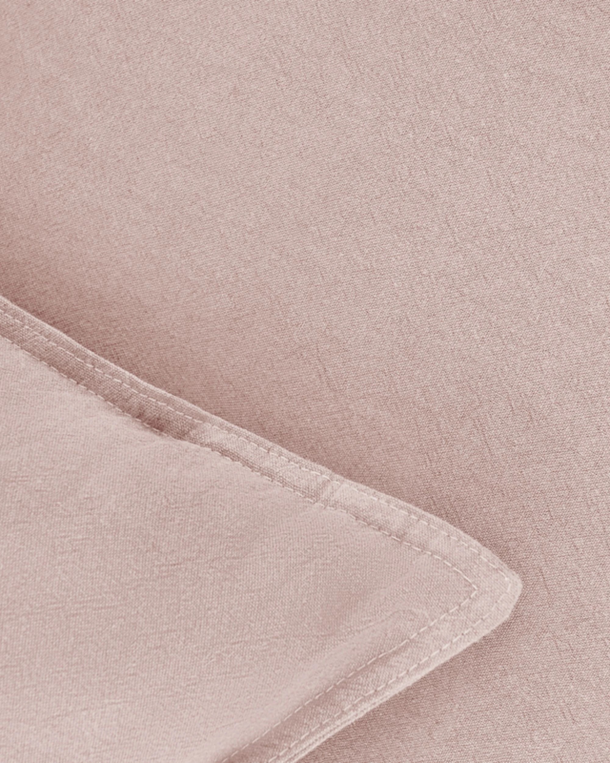 3 Gioia Casa 2-Pack Linen-Cotton Blend European Pillowcases - Pink, 3 of 4