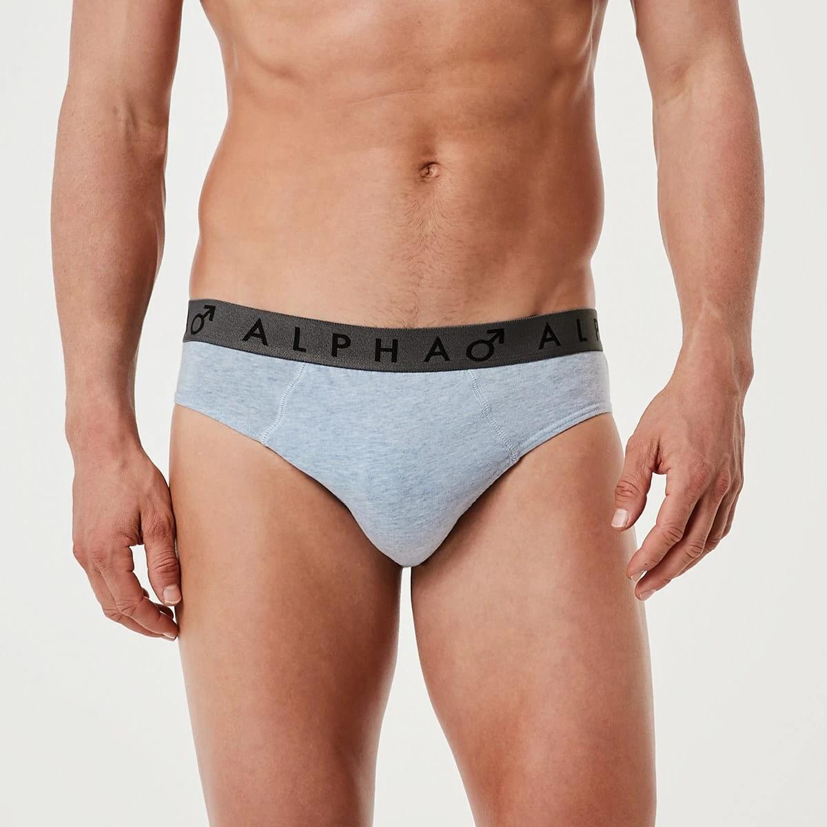 3 5 Pack Attached Elastic Hipster Briefs Mix Marle, 3 of 10