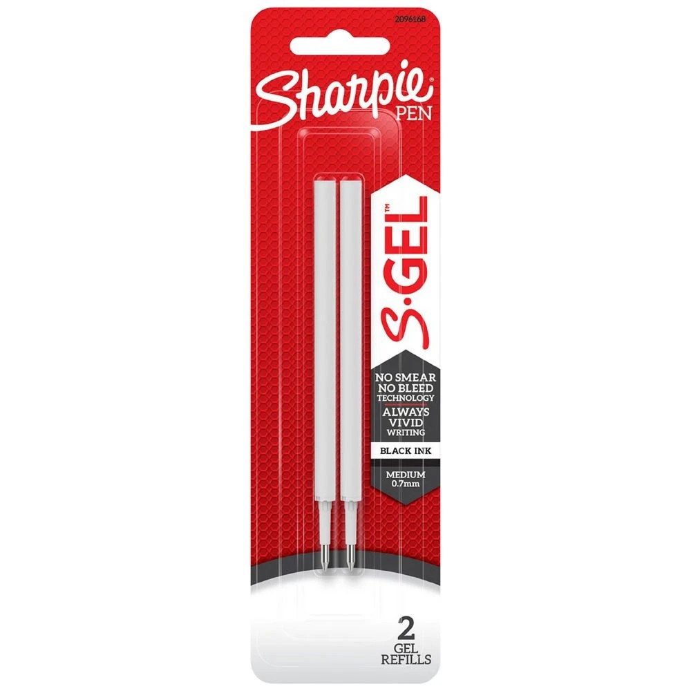 1 Sharpie S-Gel Pen Refills 0.7mm Black 2 Pack, 1 of 3