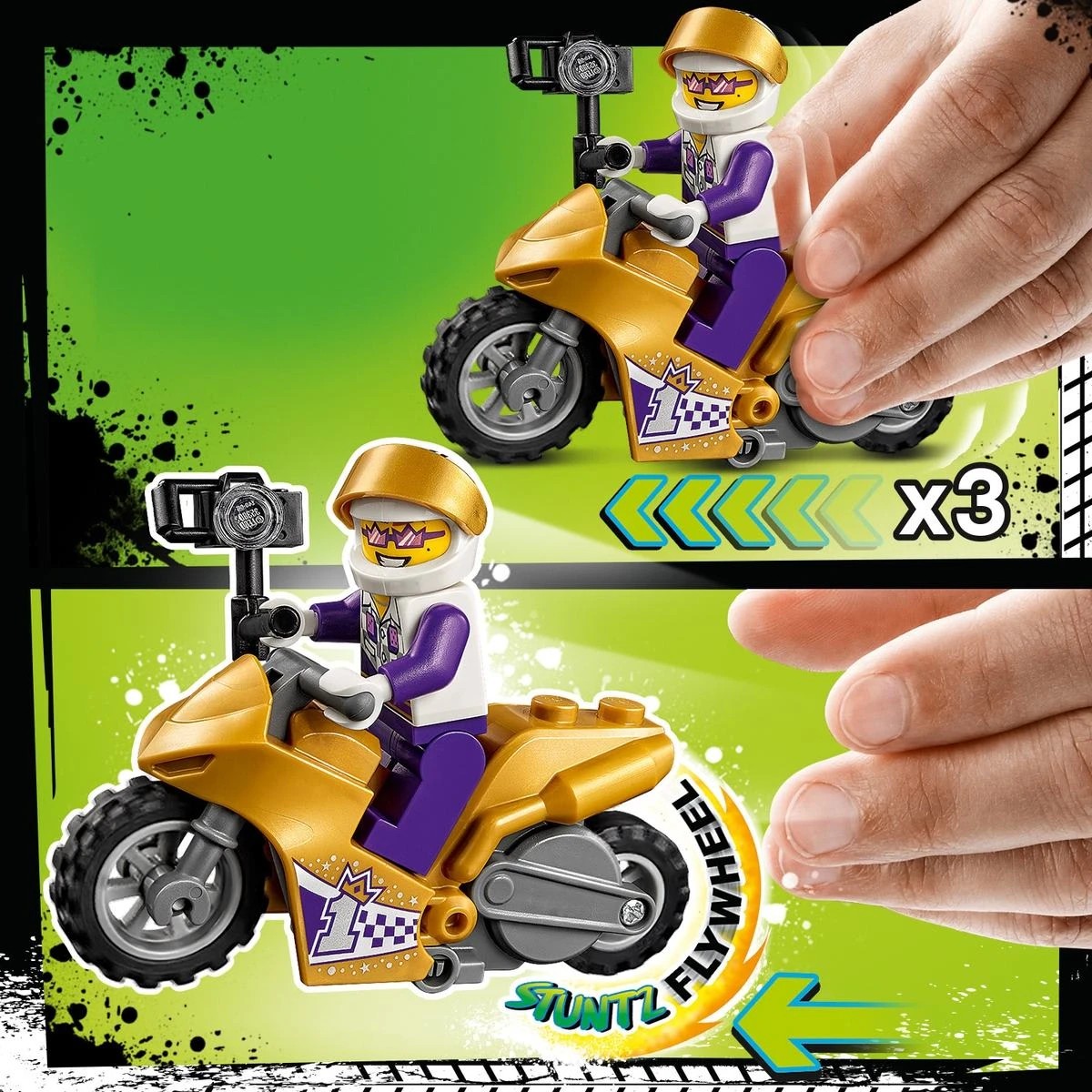 4 LEGO City Stunt Selfie Stunt Bike 60309, 4 of 6
