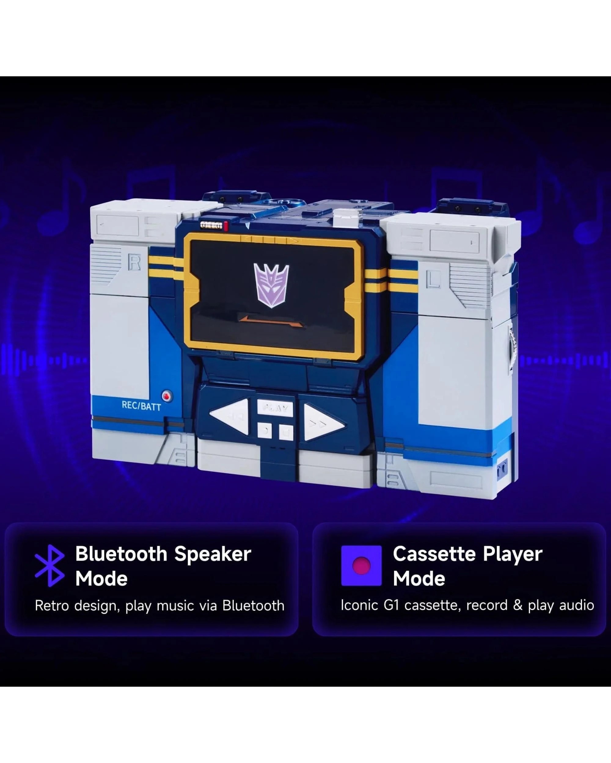 6 Robosen: Transformers Flagship Soundwave G1 Auto-Converting Robot, 6 of 9
