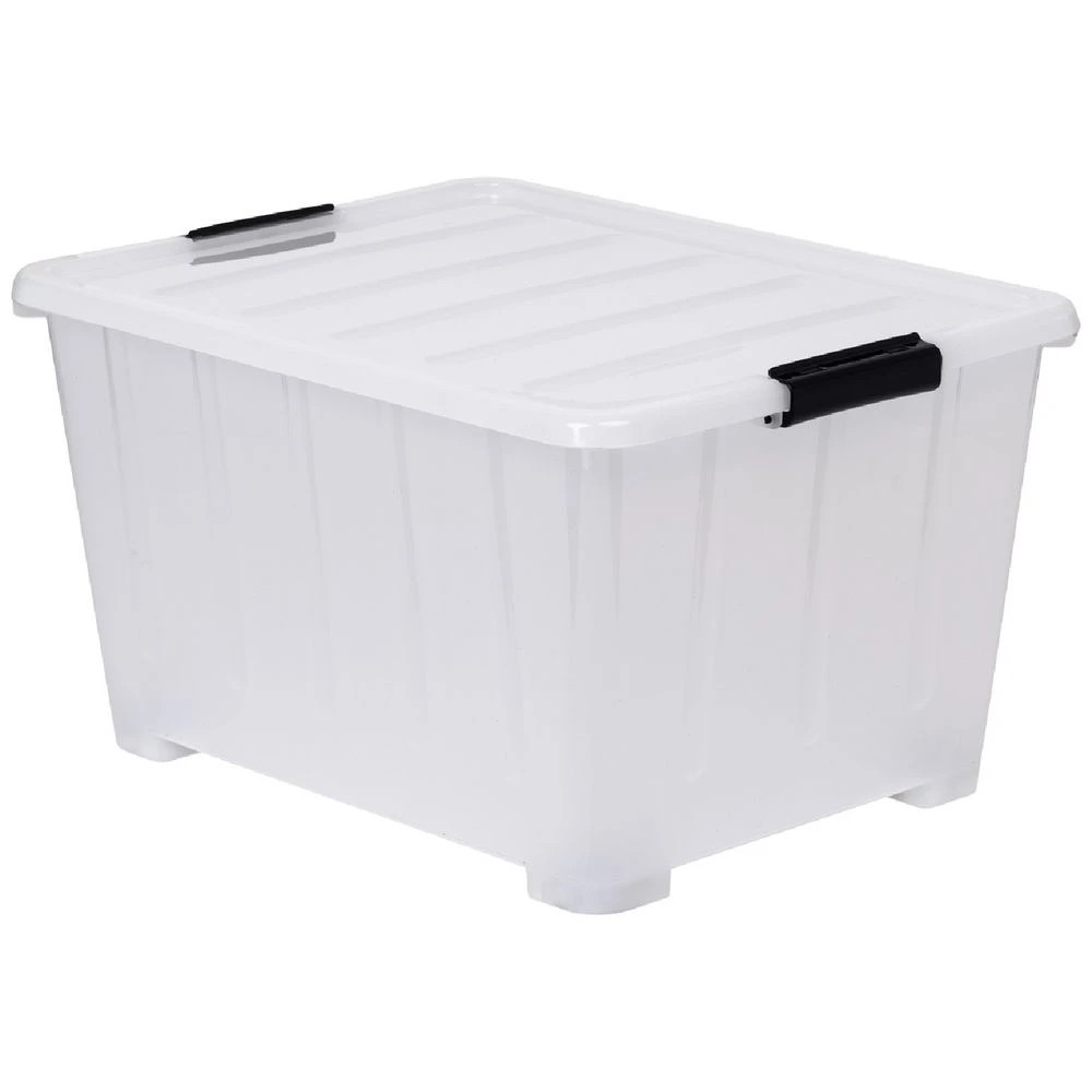 3 Keji 50L Storage Container Translucent  White, 3 of 10