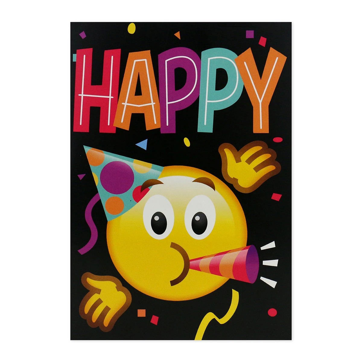 3 Hallmark Interactive Sound Birthday Card - Happy Emoji, 3 of 4