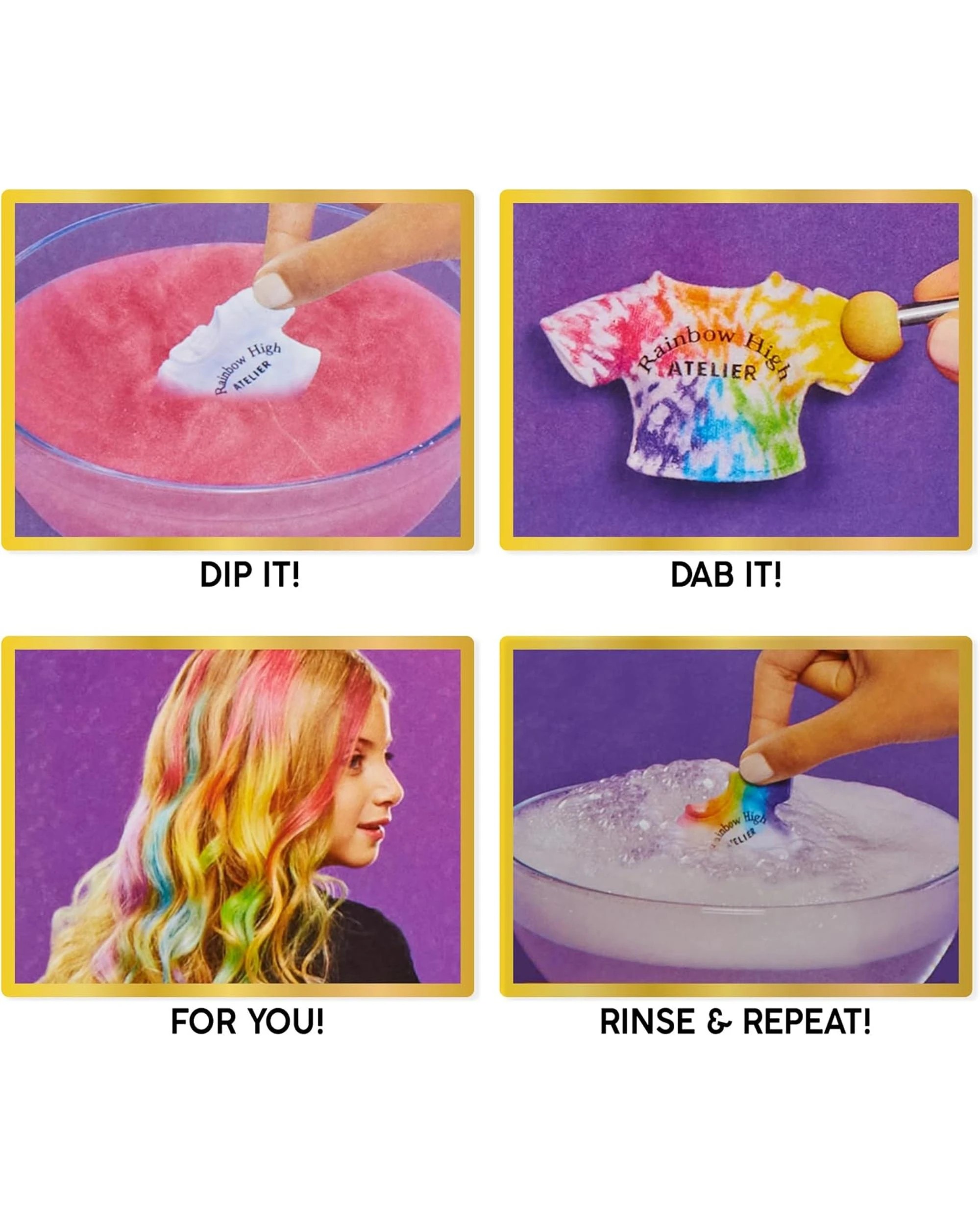 5 Rainbow High Watercolor and Create Brown Eyes, 5 of 7