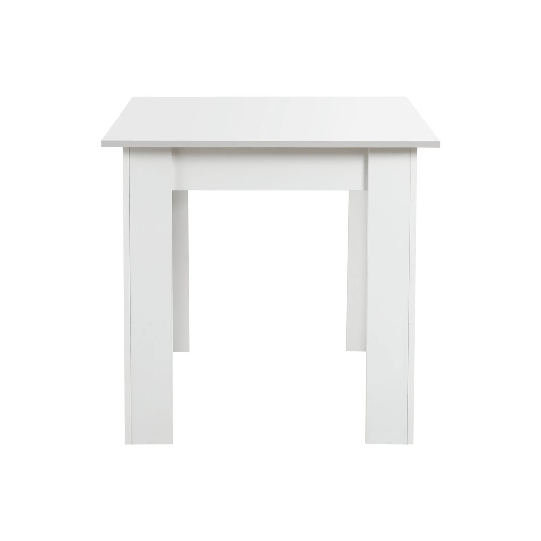 7 Oikiture 160cm Extendable Dining Table Kitchen Restaurant Cafe Table
 - White, 7 of 8