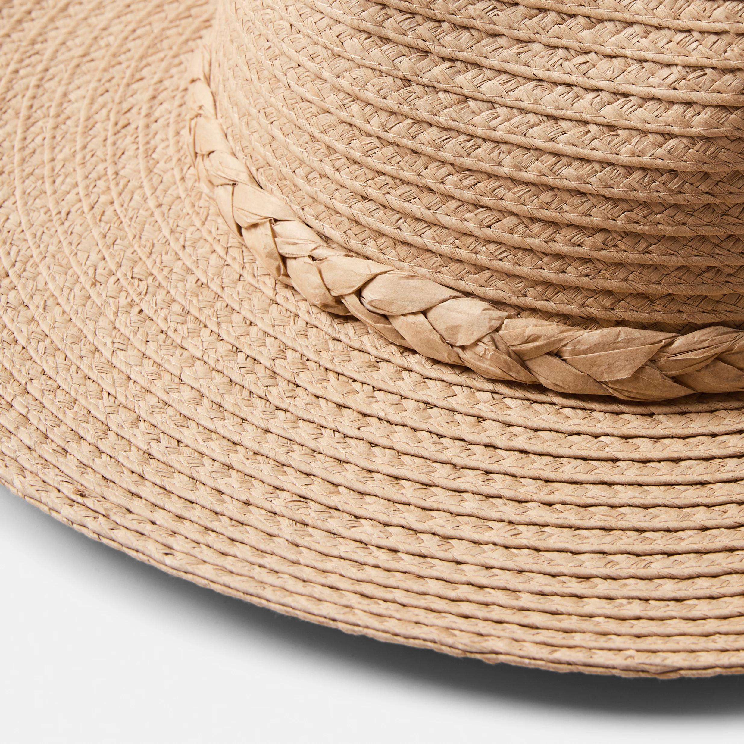 3 Braided Panama Hat Natural, 3 of 3