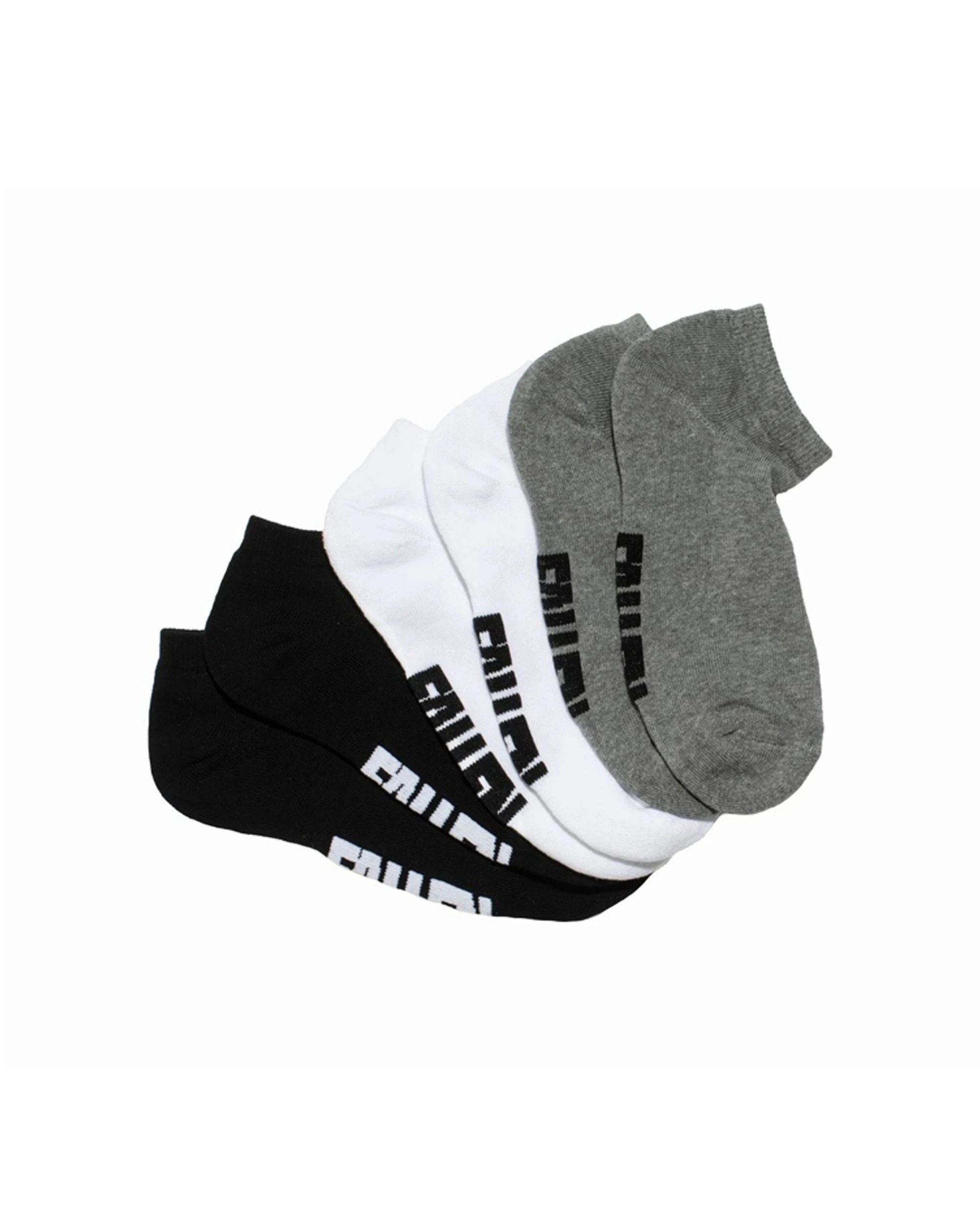 2 Fallen Footwear Dissorder Padded Heel And Toe Lowcut Sock - One Size - White, 2 of 2