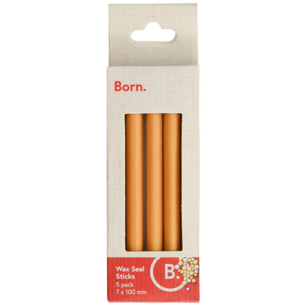 1 Born Wax Seal Refill 5 Pack Gold, 1 of 2
