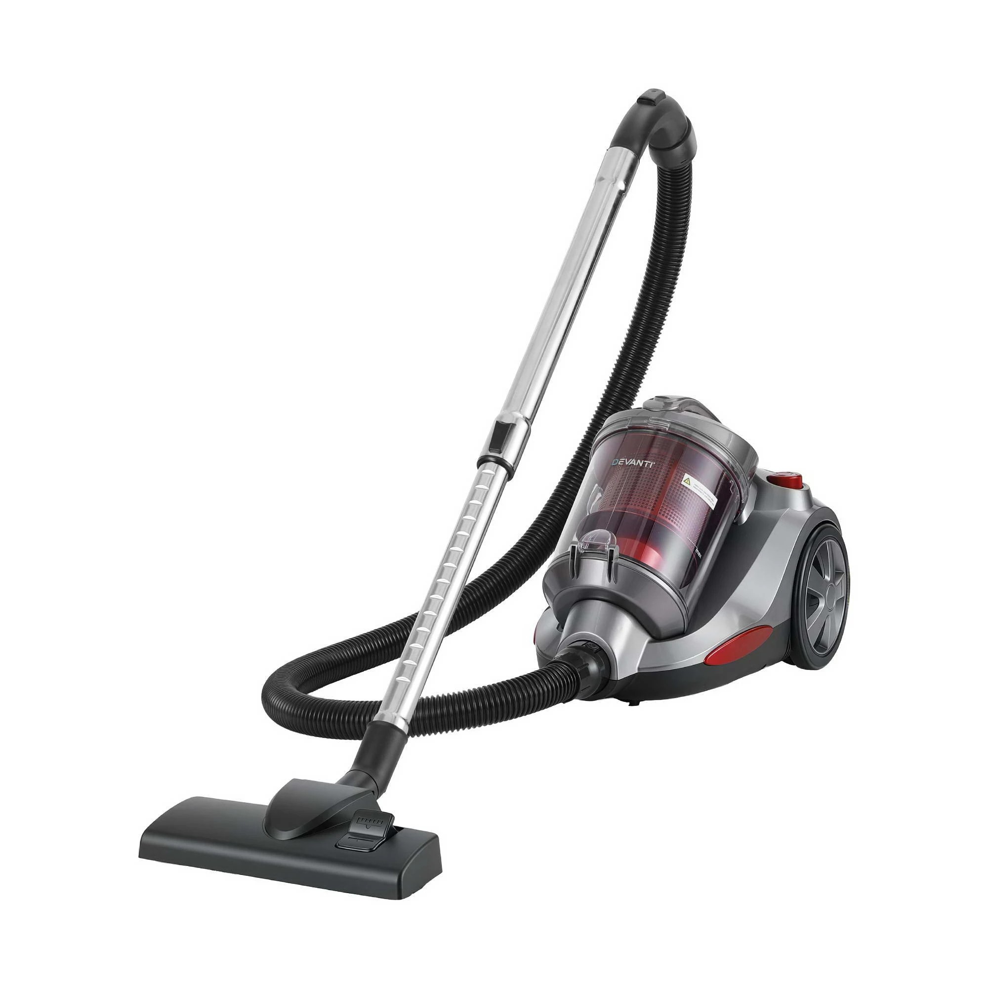 4 Devanti Vacuum Cleaner Bagless Canister 2000W 25kPa Powerful Suction 4L - Red, 4 of 9