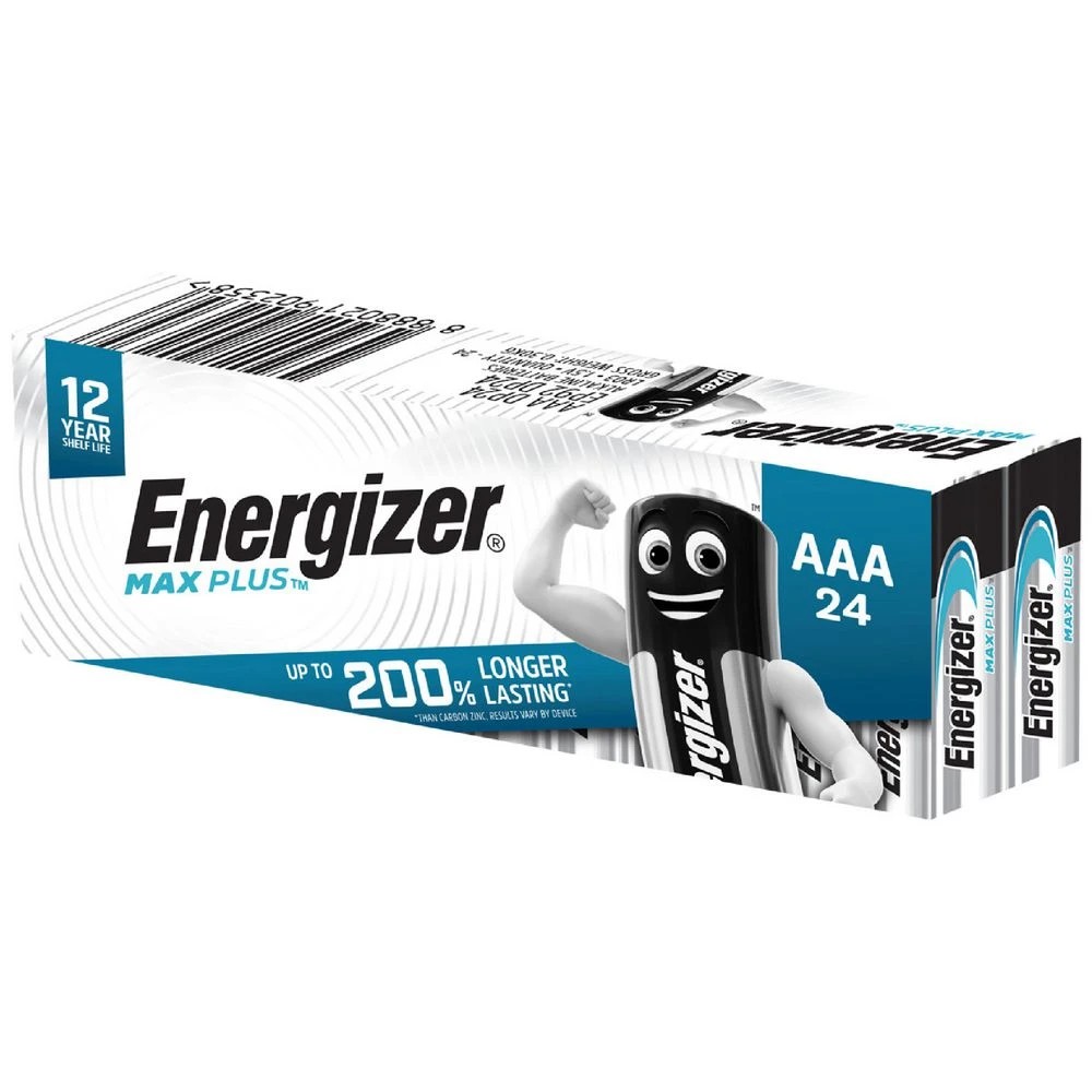 1 Energizer MAX Plus AAA Alkaline Batteries 24 Pack, 1 of 8