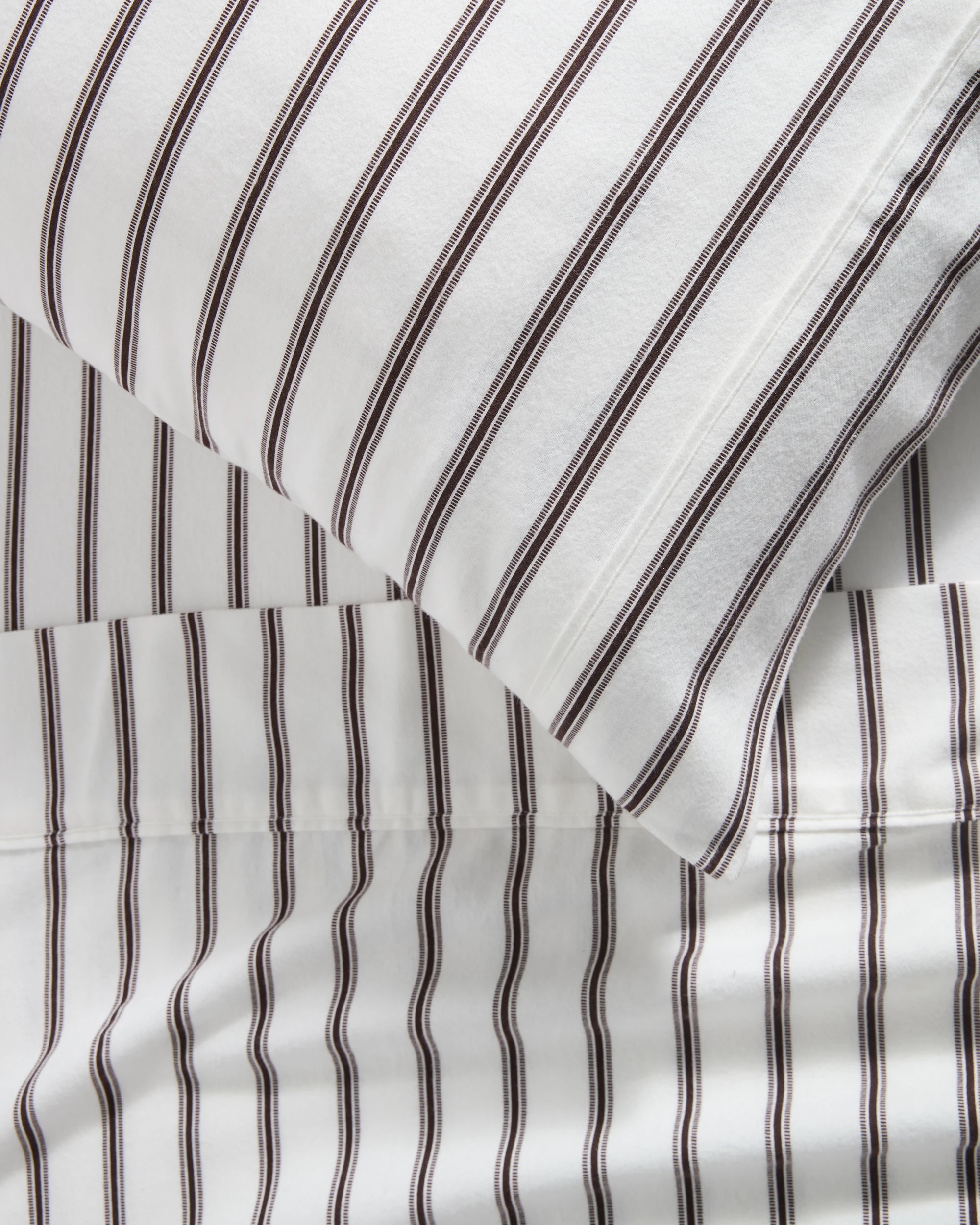 3 Target Taylor Stripe Flannelette Sheet Set - Queen Bed - Brown, 3 of 4