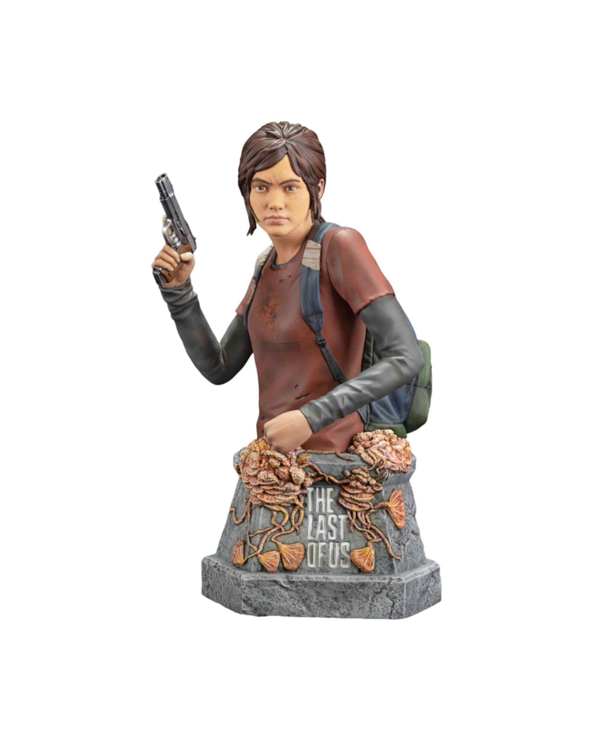1 The Last of Us Ellie with Handgun Bust 7.5 Inch Statue, 1 of 9