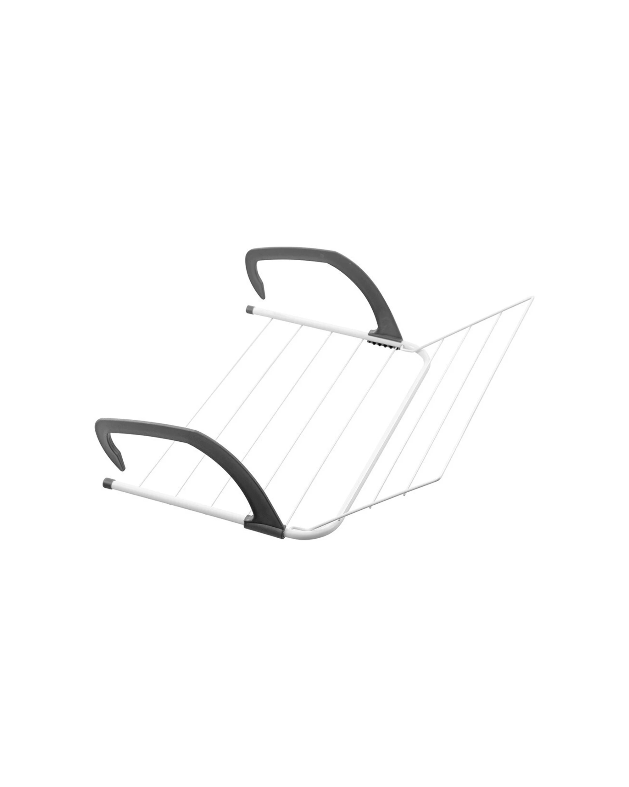 5 Boxsweden Hangit 60cm Extendable 9-Rails Balcony Airer 2PK Folds Flat.
 - white, 5 of 6