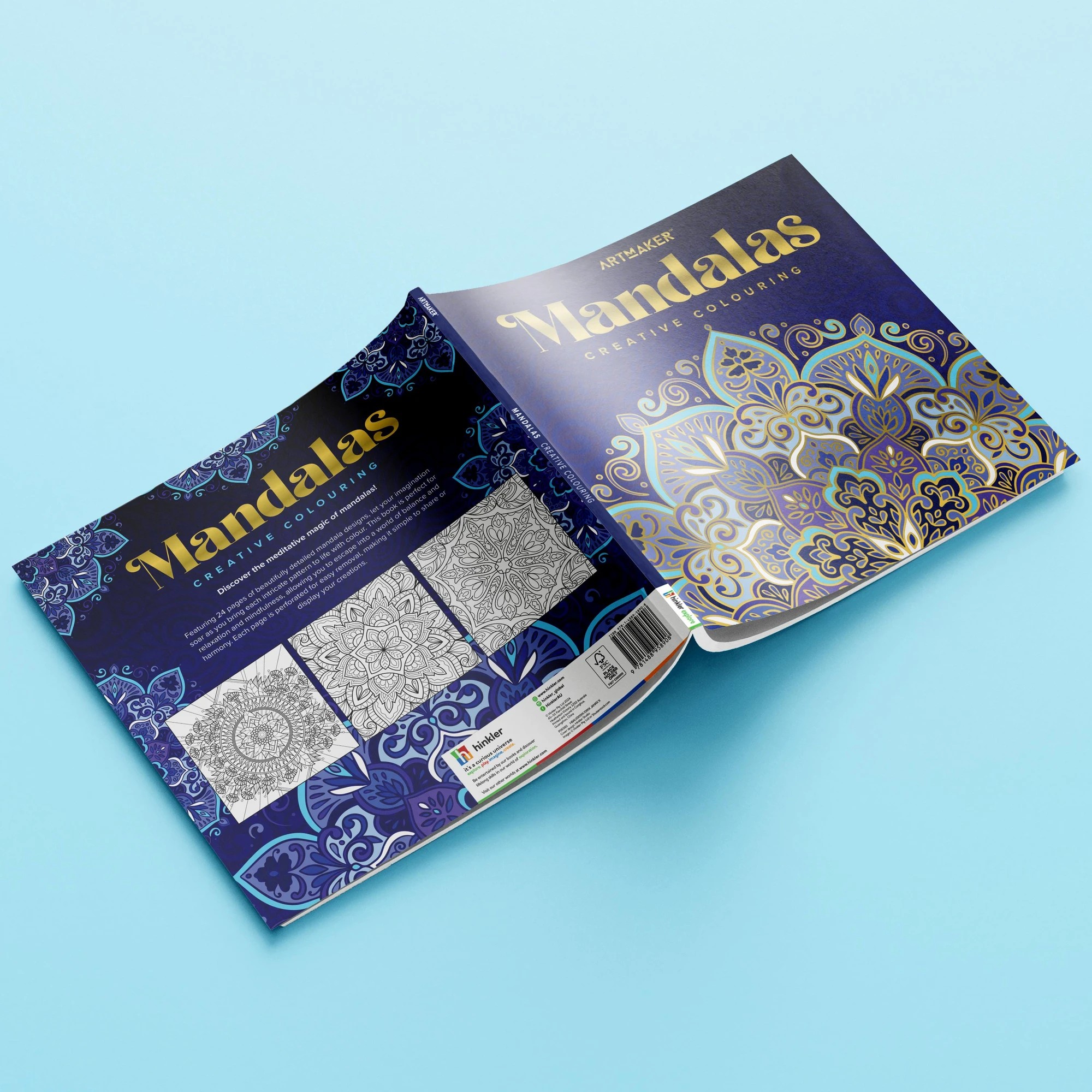 4 Art Maker Mandalas Creative Colouring - Book, 4 of 5