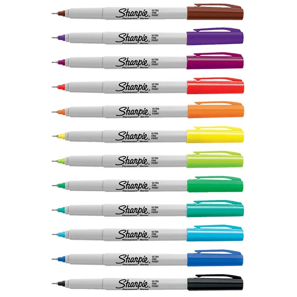2 Sharpie Ultra Fine Permanent Markers Assorted 12 Pack, 2 of 8