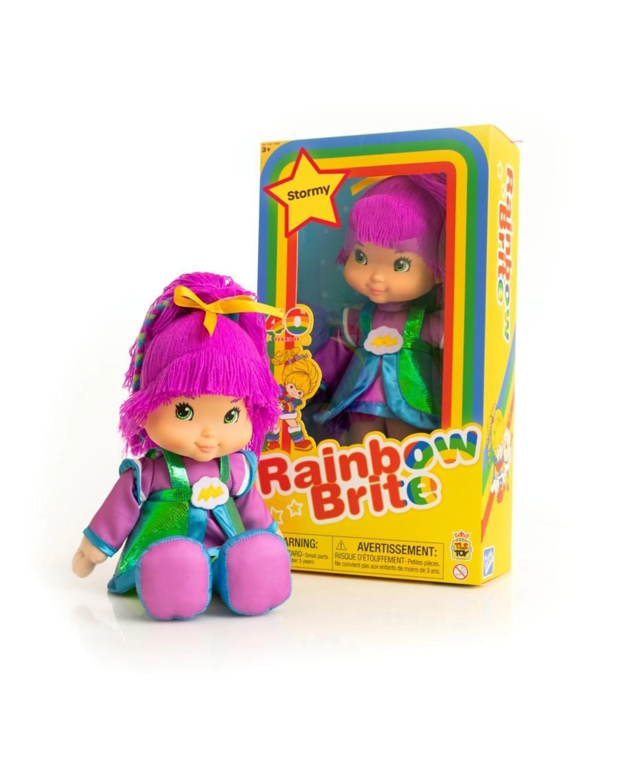 1 Rainbow Brite 40th Anniversary Stormy 12 inch Doll, 1 of 7