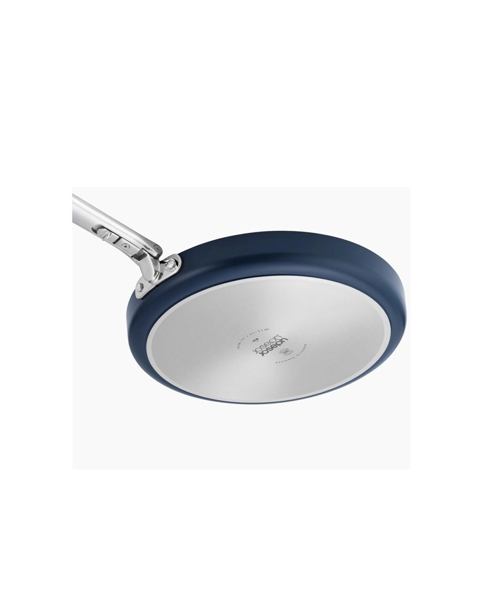 6 Joseph Joseph 28cm Shallow Induction Frying Pan With Foldable Handle Midnight - Blue, 6 of 7