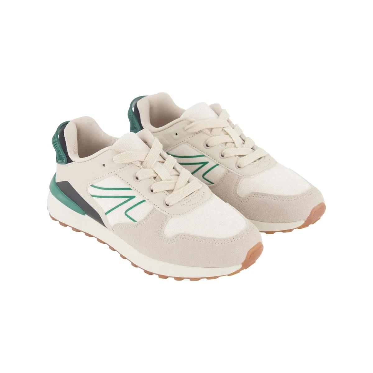 4 Senior Casual Shoes COLE OFF WHITE Green, 4 of 5