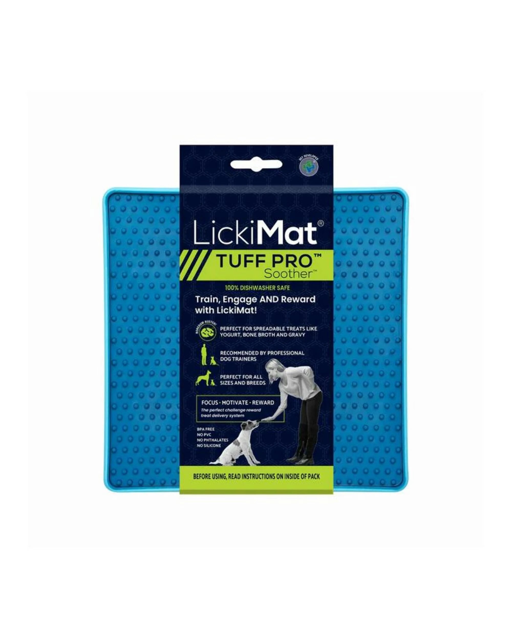 1 Lickimat Dog Feeder Pro Soother Turquoise, 1 of 1