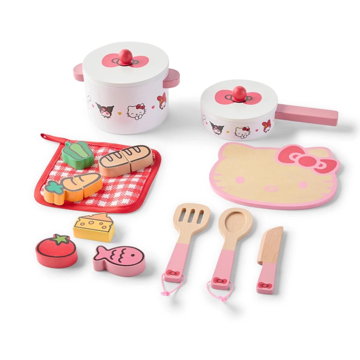 3 13 Piece Hello Kitty and Friends Wooden Kitchen Set, 3 of 10