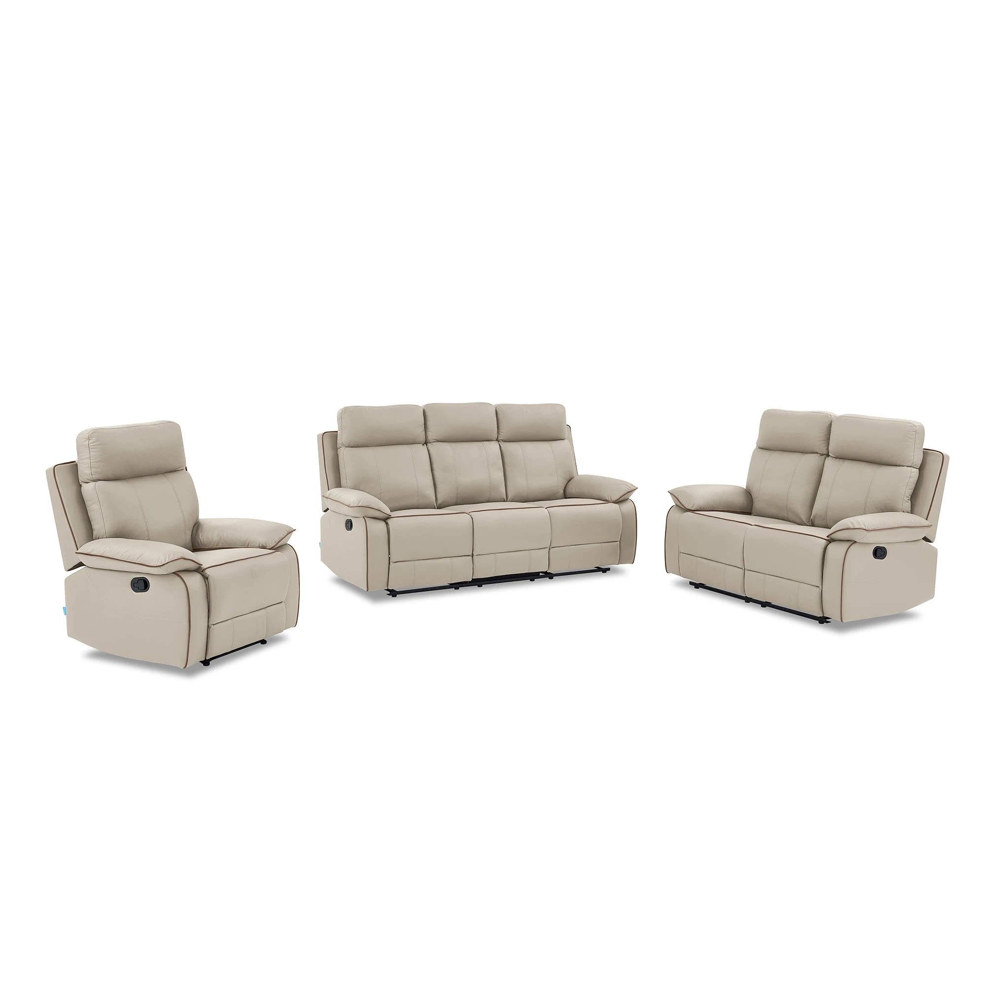 1 Foret 6-seater Sofa Lounge Convertible Recliner Couch For Living Room Modern, 1 of 7