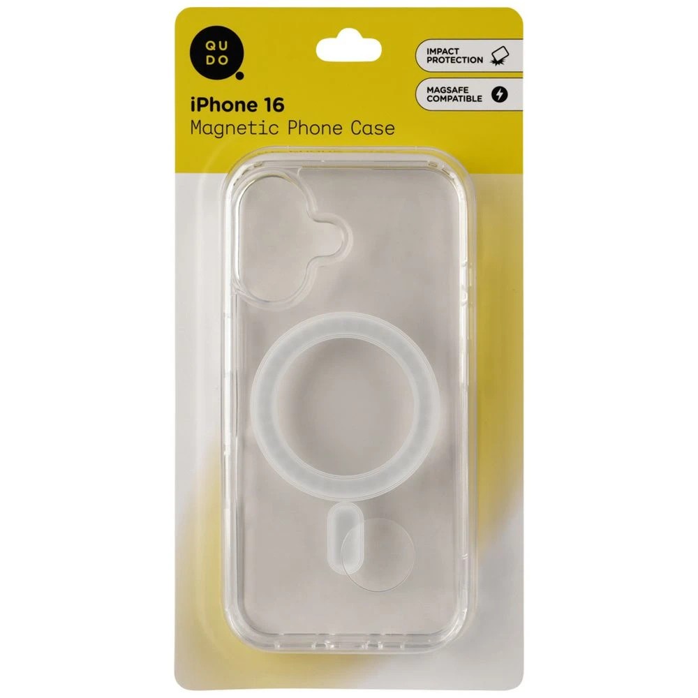1 Qudo MagSafe Clear Case iPhone 16, 1 of 3