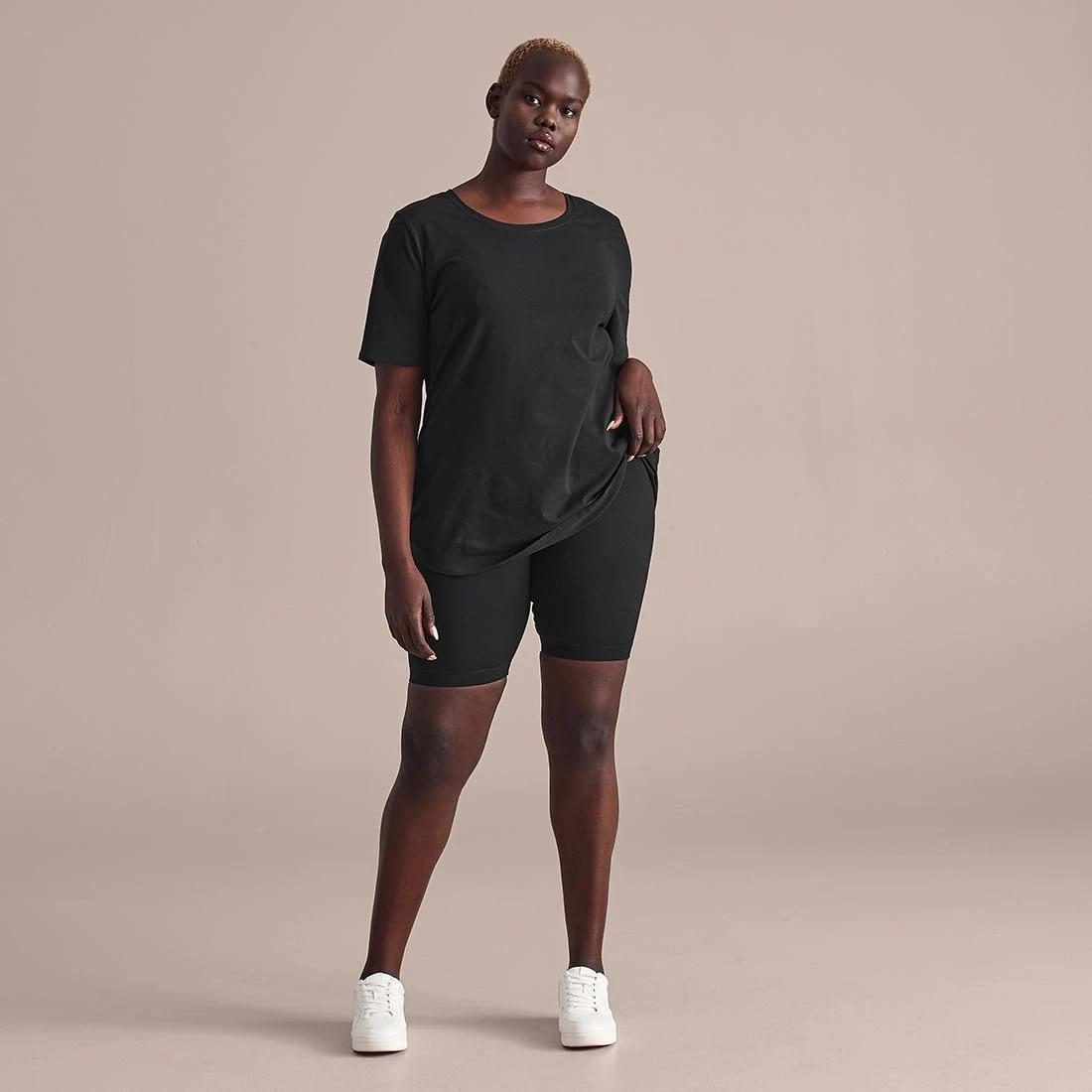 2 Target Curve Organic Cotton Bike Shorts BLACK, 2 of 6