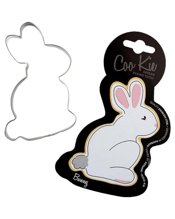 Coo Kie Easter Bunny Cookie Cutter - Silver