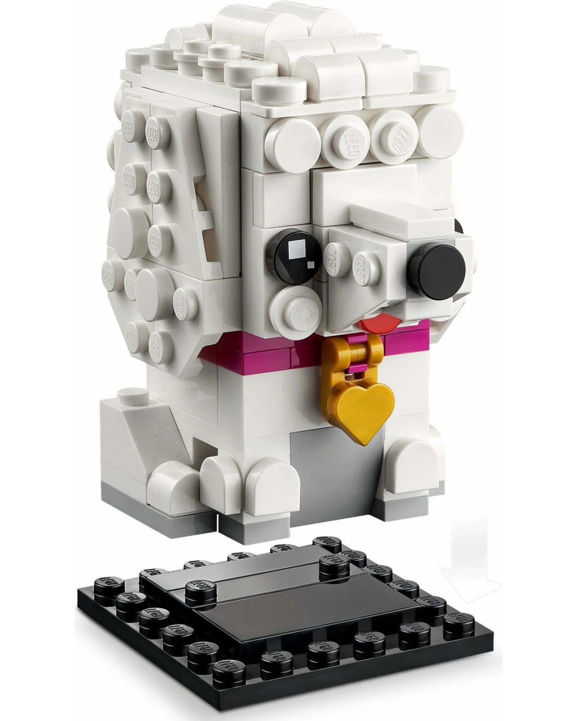 4 LEGO 40546 BrickHeadz Poodle - Buildable Dog Set, 4 of 5